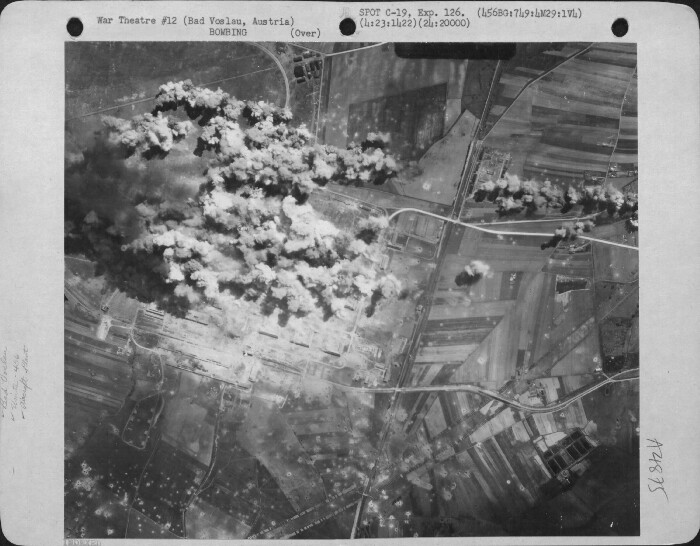  459th Bombardment Group Mission to Bad Voslau,Austria  - A/C Factory on 04/23/1944